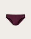 Reputation Signature Swim Brief 01 in noir plum, flat lay