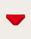 Reputation Signature Swim Brief 01 in red, flat lay