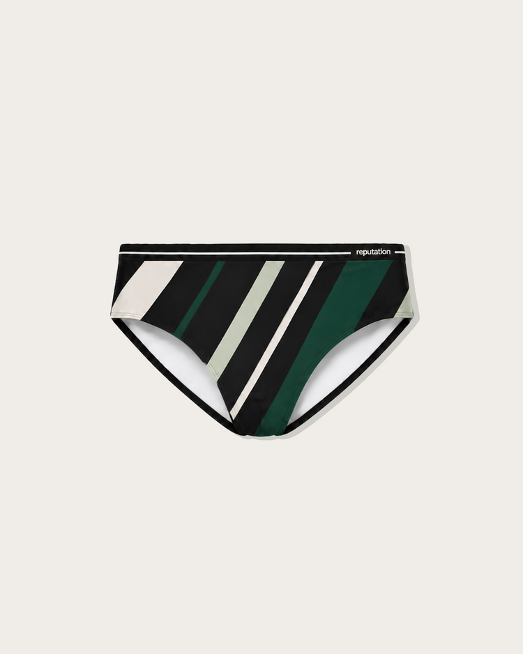 Reputation Signature Sunga 02 Vector in green, flat lay